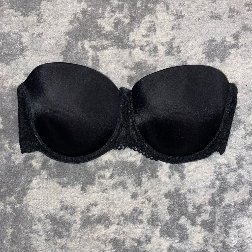Secret Possessions Black Strapless Bra 36D